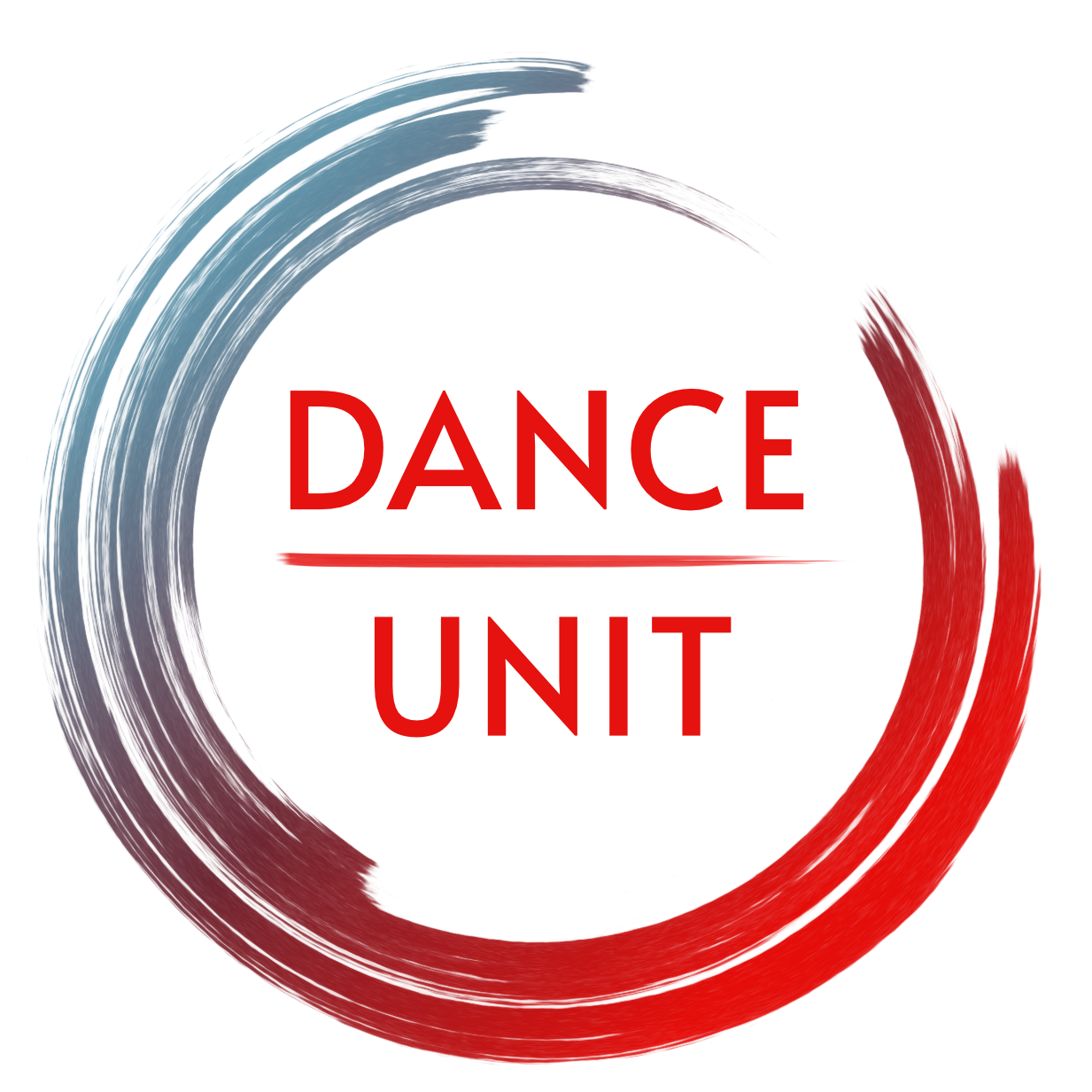 Dance Unit -Logo-rund Rot